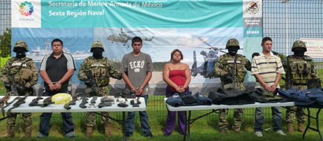 la armada de mexico asegura a presuntos integrantes del cartel de jalisco nueva generacion